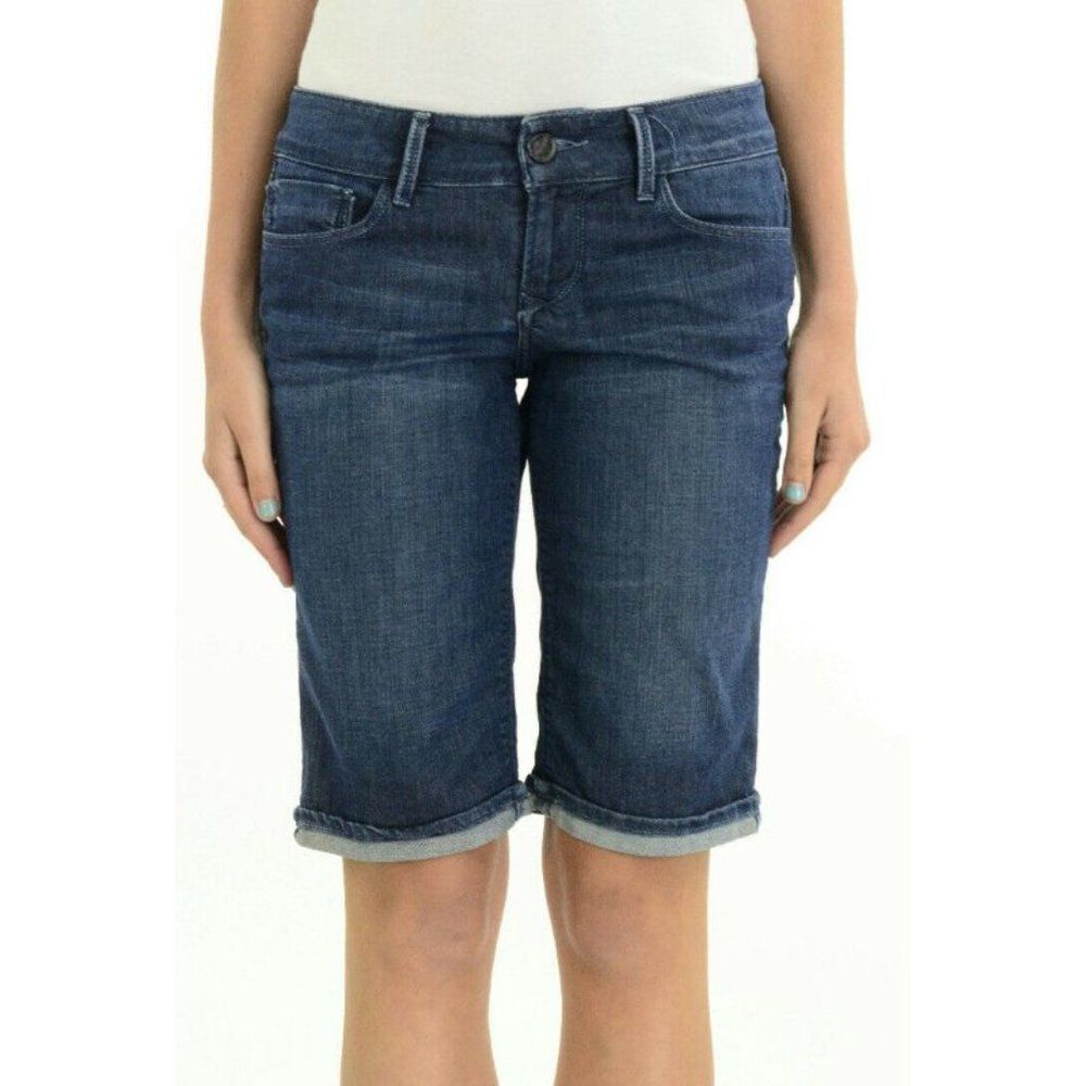 Black Orchid Jeans Stretch Denim Bermuda Shorts 27